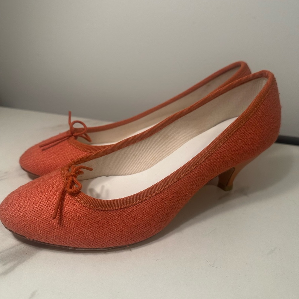 Repetto Tweed Kitten Heels Size 39